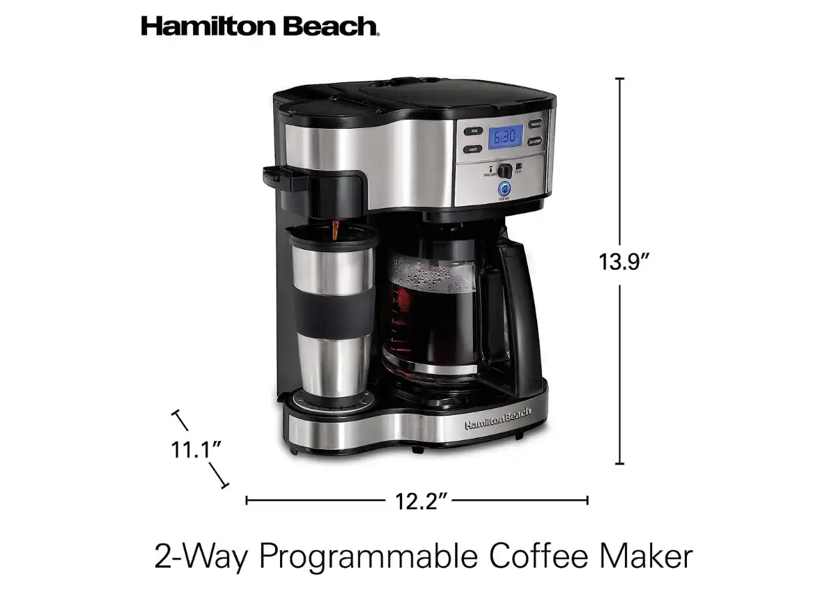 Hamilton Beach 2-Way 12 Cup Programmable Drip Coffee Maker 2 Hamilton Beach | Programmable Drip Coffee Maker