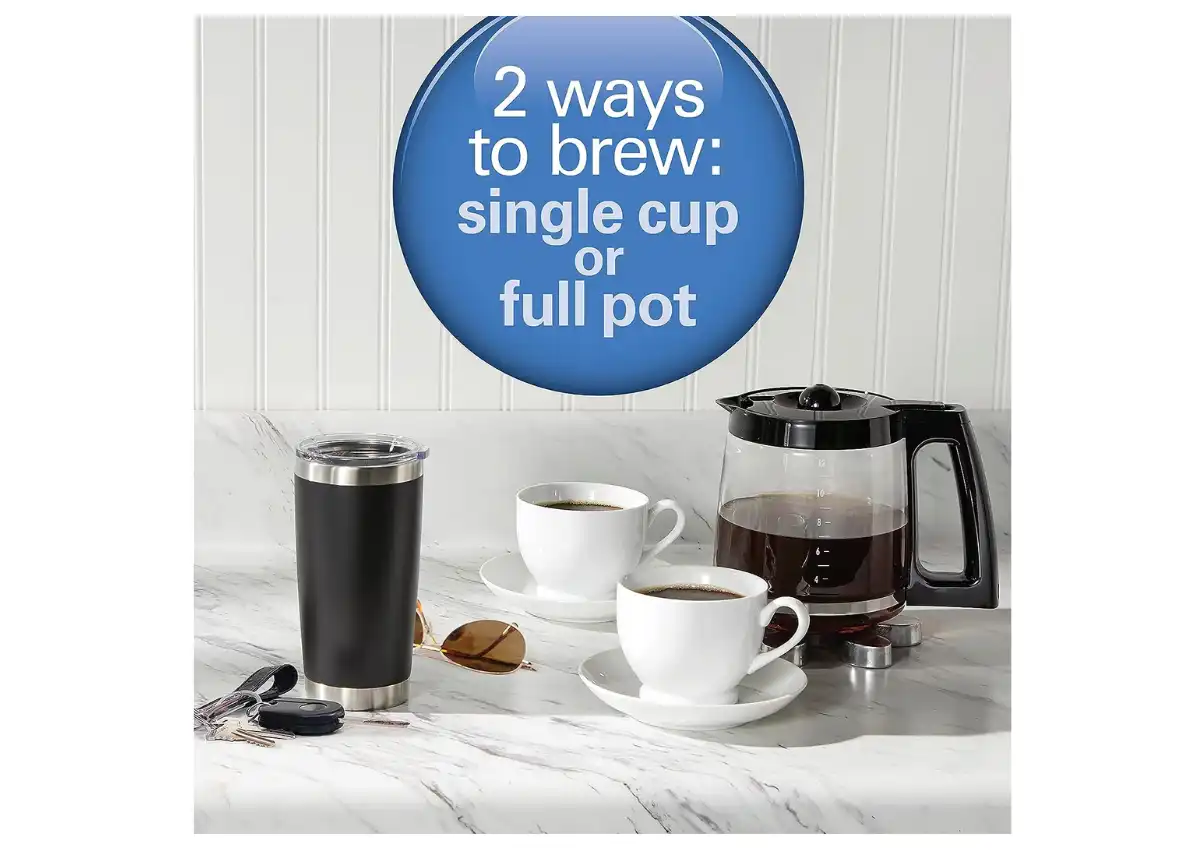 Hamilton Beach 2-Way 12 Cup Programmable Drip Coffee Maker 3 Hamilton Beach 2-Way 12 Cup Programmable Drip Coffee Maker - Image 3