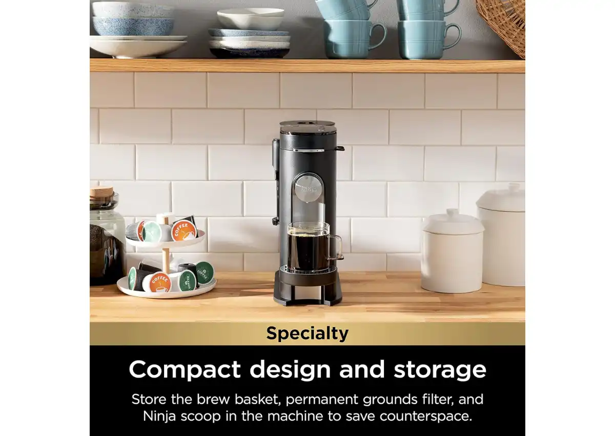 Ninja Pb051 Pods &Amp; Grounds Specialty Single-Serve Coffee Maker 4 Ninja Pb051 Pods &Amp; Grounds Specialty Single-Serve Coffee Maker