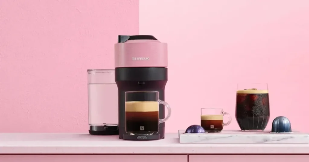 Pink Nespresso Machine With Milk Frother Pink Nespresso Machine With Milk Frother
